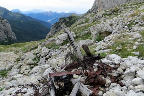 sentiero kaiserjager da passo falzarego