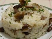 Risotto funghi famigliole profumo timo