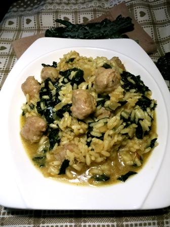 RISOTTO AL CAVOLO NERO E SALSICCIA
