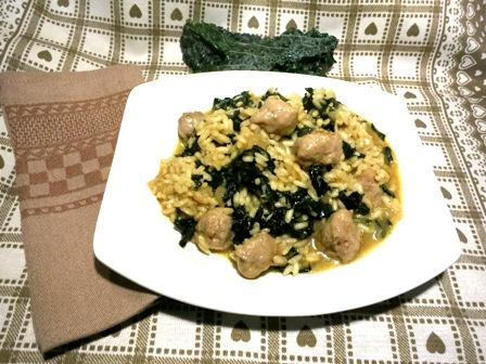 RISOTTO AL CAVOLO NERO E SALSICCIA