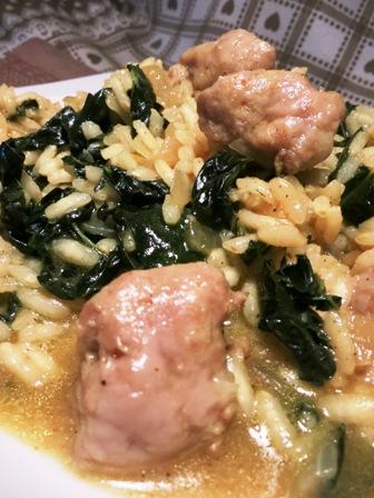 RISOTTO AL CAVOLO NERO E SALSICCIA