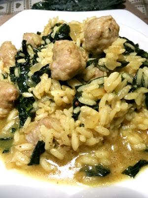 RISOTTO AL CAVOLO NERO E SALSICCIA