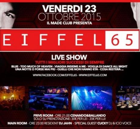 23/10 Eiffel 65 @ Made Club Como