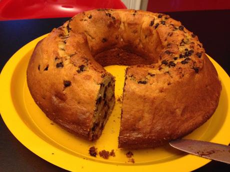 Con e Senza Bimby, Ciambella Plumcake alle Gocce di Cioccolato