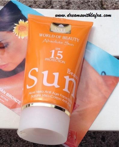 World of Beauty crema protettiva viso spf 15