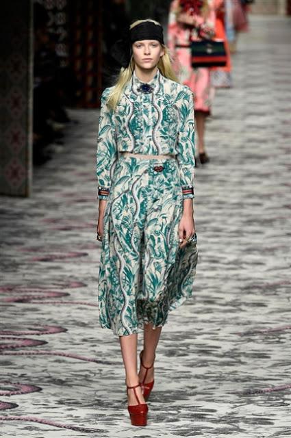 Sfilata Gucci primavera estate 2016