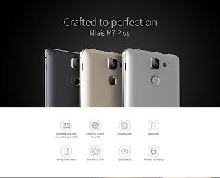 Mlais M7: 5.5 pollici, 3GB di RAM, Camera 13.0MP, Mediatek 64bit 8 Core 1.5GHz a 144 €