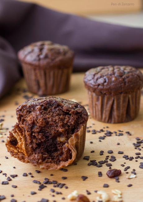 muffin soffici al cioccolato