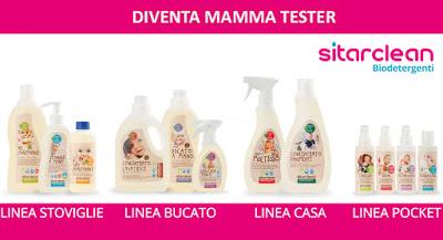 Diventa mamma tester dei detergenti ecologici Sitarclean