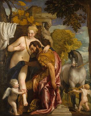 Gli amori di Venere e Marte da Omero a David