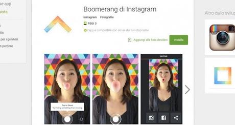 Boomerang di Instagram   App Android su Google Play