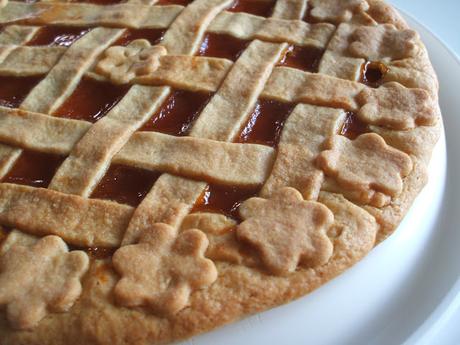 Crostata con intreccio a canestro