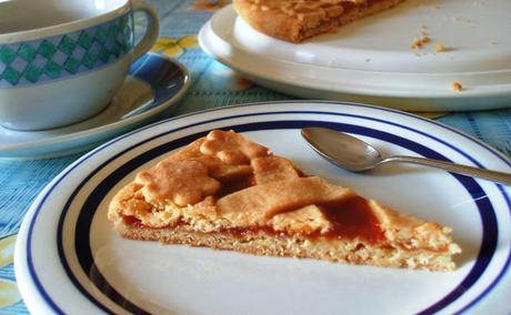 Crostata con intreccio a canestro