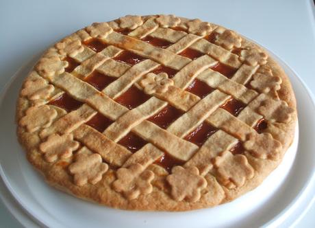 Crostata con intreccio a canestro