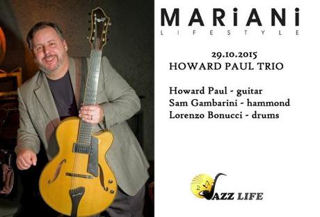 Howard Paul Trio al Mariani a Ravenna giovedi' 29 ottobre
