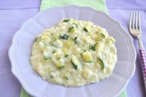 Risotto cremoso alle zucchine