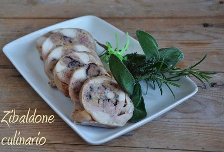 Rotolo di coniglio con radicchio e salsiccia