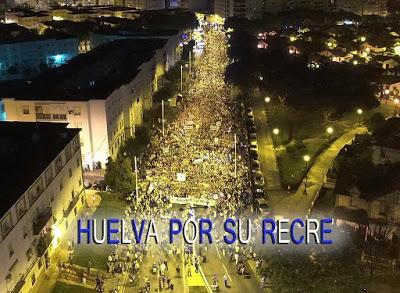 (VIDEO)Real Club Recreativo de Huelva's fans march(2) #HuelvaPorSuRecre