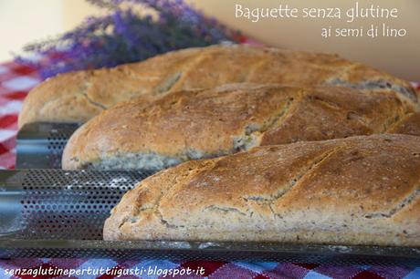 Baguette senza glutine ai semi di lino di Marco Scaglione