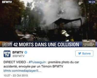 Grave incidente stradale in Francia, almeno 42 morti