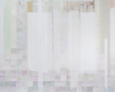 When I am not around, 2015, tecnica mista su tela, 130x160cm