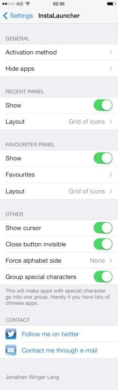 Cydia (iOS 9.x.x) – InstaLauncher si aggiorna con il supporto a iOS 9.x.x [Aggiornato Vers.1.3.1-1]