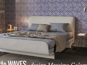 Letto Waves: stile design camera letto