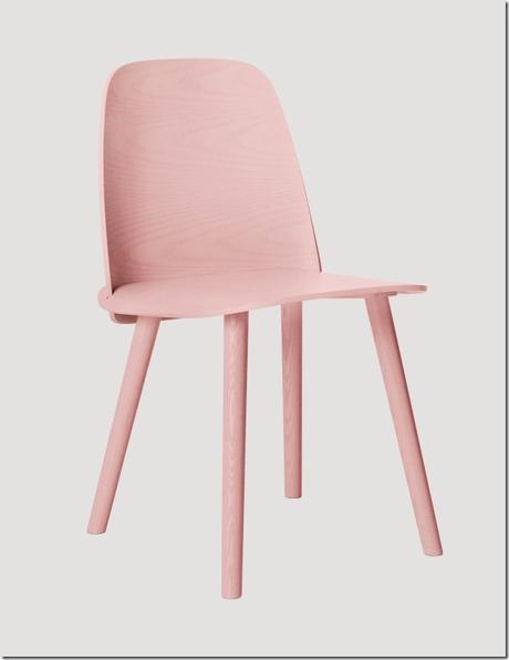 Sedia Nerd Muuto-chair rose