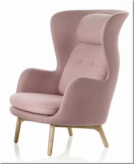 Fritz-Hansen-Ro-Easy-Chair-Wooden-Base-in-light-pink