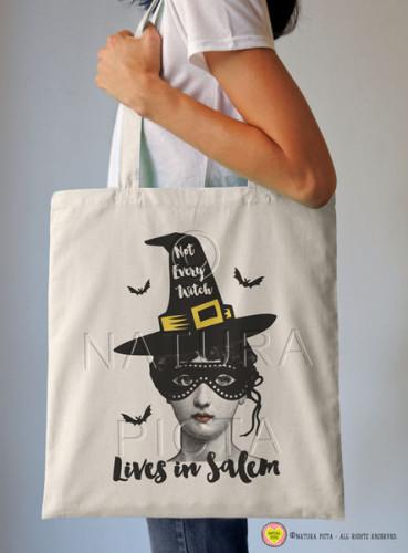 Borsa in cotone naturale Halloween