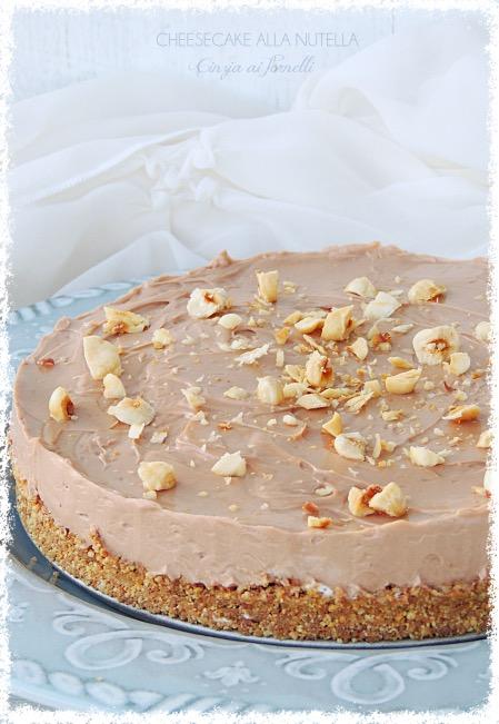 cheesecake con nutella col bimby 