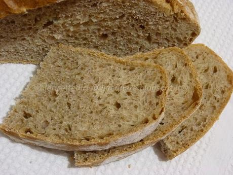 Pane con crusca senza impasto