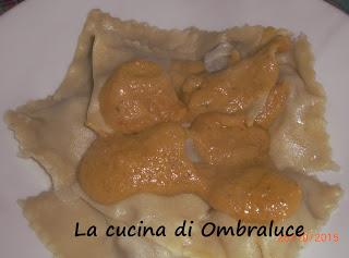 Ravioli d'oca in salsa d'oca