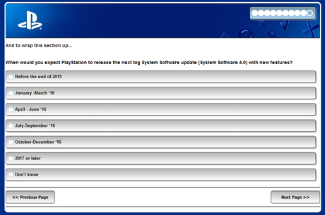 Sony suscita curiosità con un sondaggio sul prossimo aggiornamento PlayStation 4 - Notizia