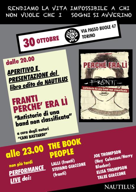 TORINOMAGODO – Tour piemontese di presentazioni/reading/concerti di “India” e “Franti”