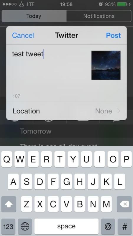 Cydia (iOS 9.x.x) – Share Widget (iOS 8 & 9), i pulsanti di Facebook e Twitter nel Control Center si aggiorna supportando anche iOS 9.x.x [Aggiornato 1.3-2]