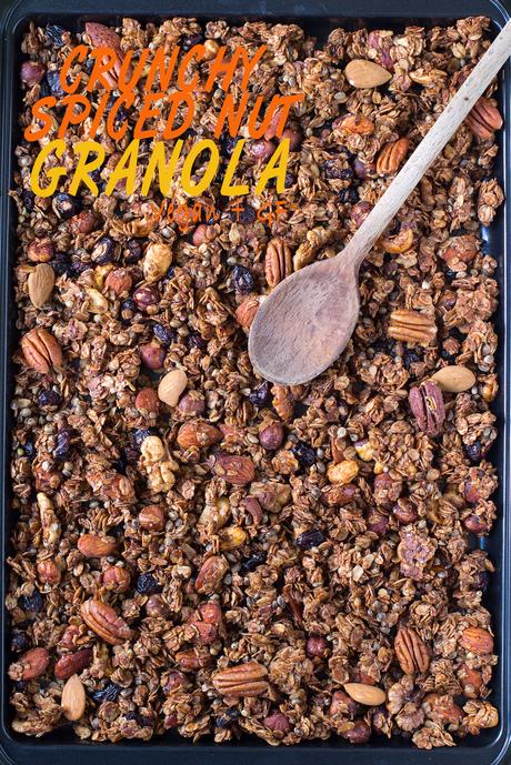 GRANOLA CROCCANTE CACAO CANNELLA E NOCI | GRANOLA AUTUNNALE