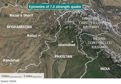 Forte scossa di terremoto tra Afghanistan e Pakistan