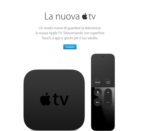 Apple TV 4G – Iniziano oggi i pre-ordini online