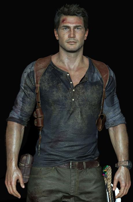 Vediamo una versione in alta qualità del modello di Nathan Drake da Uncharted 4: Fine di un Ladro