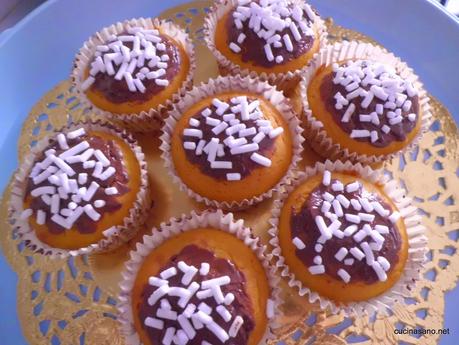 Cupcakes alla Zucca Gialla e Vaniglia (senza burro e uova)