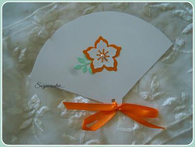 Partecipazione matrimonio e coordinati collezione Flower colore arancione, anticipazioni 2016