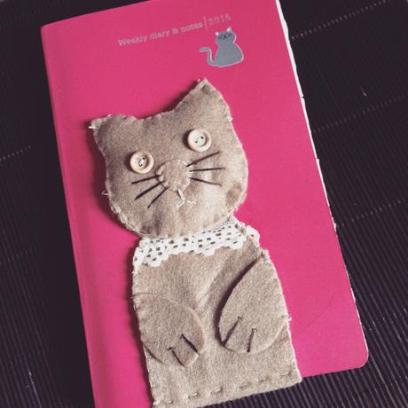 Diy – cover gattosa per agenda