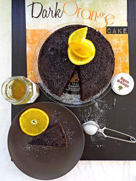 Dark Orange cake (senza uova e senza burro) Dark Orange cake (senza uova e senza burro)
