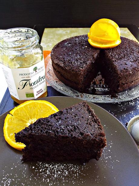 Dark Orange cake (senza uova e senza burro)