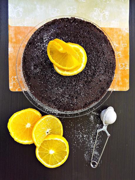 Dark Orange cake (senza uova e senza burro)