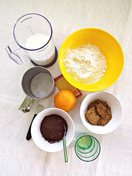 Dark Orange cake (senza uova e senza burro)