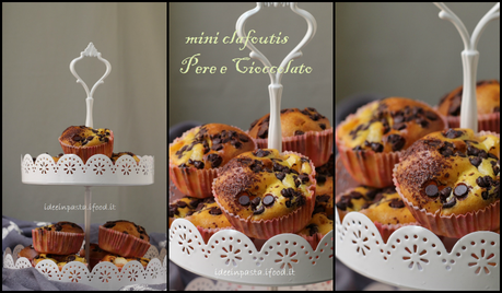 Mini Clafoutis con Pere e Cioccolato