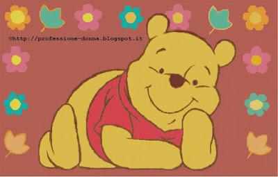 Schema a punto croce: Tappeto_12 Winnie Pooh