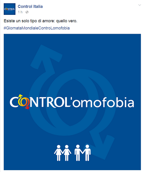 Brand e Giornata Internazionale contro Omofobia e Transfobia